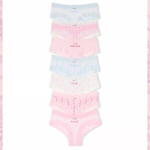 Love Shack Fancy Pink 7 Day cheeky Underwear